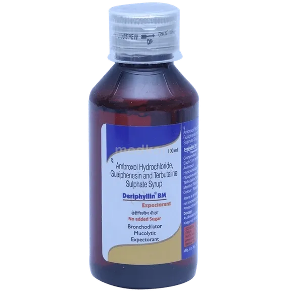 deriphyllin bm expectorant syrup 120 ml
